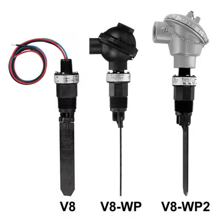 Vane Flow Switch for 1-6 in Pipes, 150 psig, 212 °F - Chemical & HVAC Use